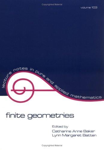 Finite geometries