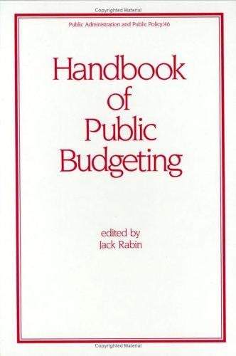 Handbook of public budgeting