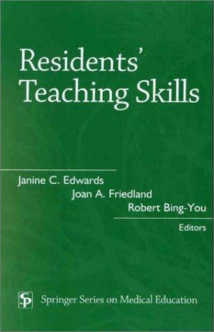 Residents' teaching skills