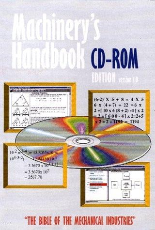Machinery's Handbook CD-ROM and "Larger Print" Edition Set