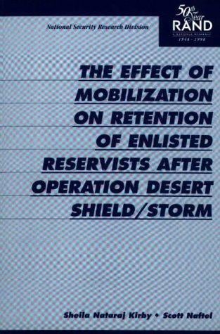 The effect of mobilization on retention of enlisted reservists after Operation Desert Shield/Storm