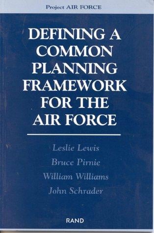 Defining a Common Planning Framework for the Air Force