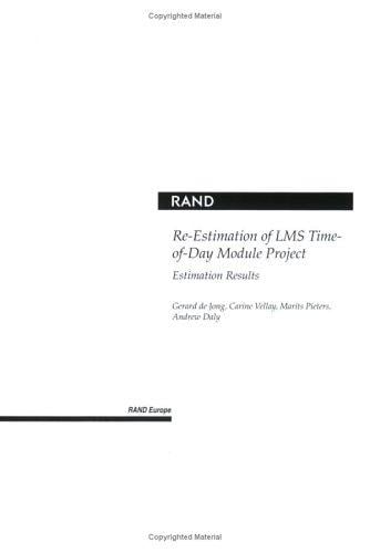 Re-estimation of LMS time-of-day module project