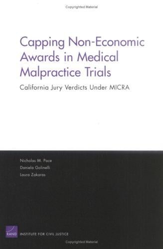 Capping non-economic awards in medical malpractice trials