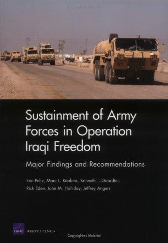 Sustainment of Army forces in Operation Iraqi Freedom
