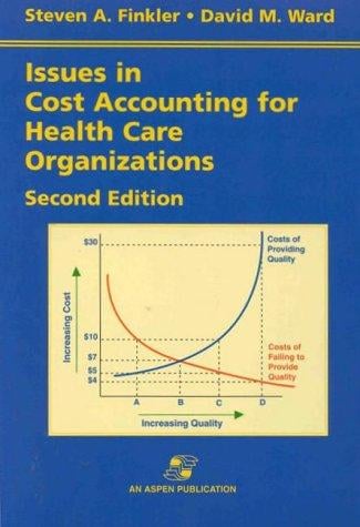 Issues in cost accounting for health care organizations