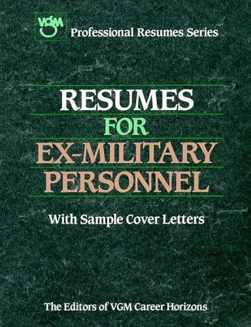 Resumes for ex-military personnel