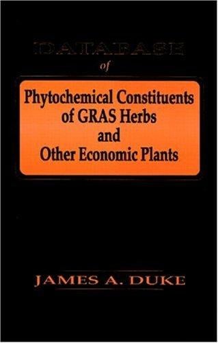 Database of Phytochemical Constituents of Gras Herbs and Other Economic Plants