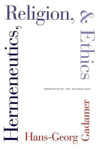 Hermeneutics, religion, and ethics