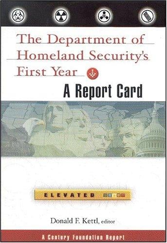 The Department of Homeland Security's First Year