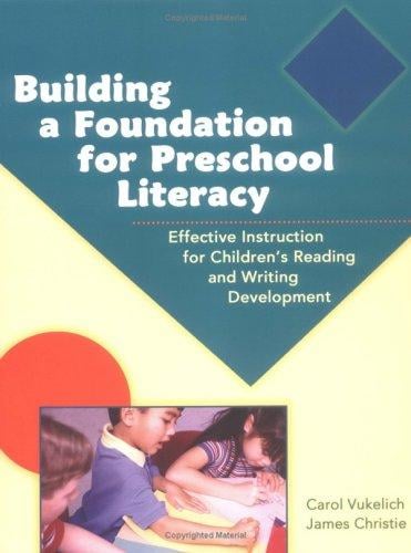 Building A Foundation For Preschool Literacy