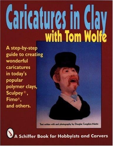 Caricatures in clay with Tom Wolfe
