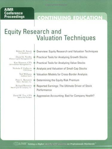 Equity Research and Valuation Techniques