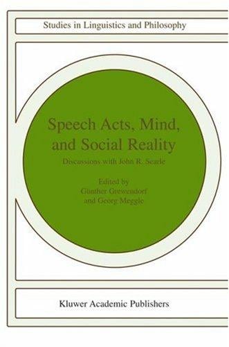 Speech acts, mind, and social reality