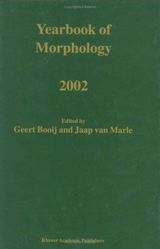 Yearbook of morphology 2002