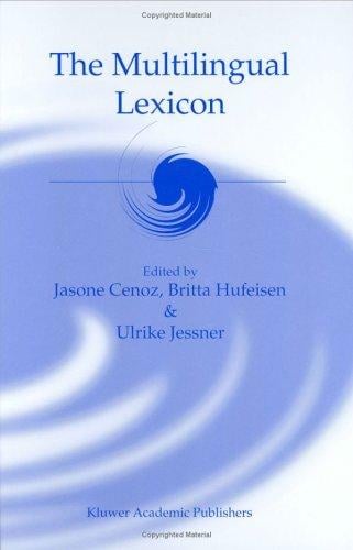The multilingual lexicon