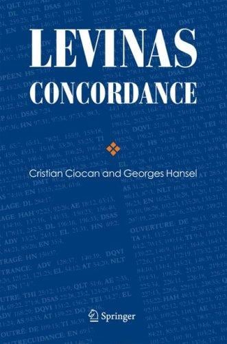 Levinas concordance