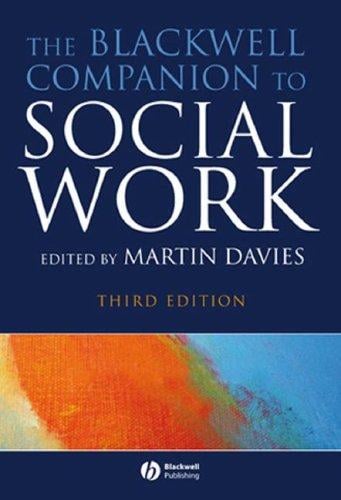 The Blackwell companion to social work