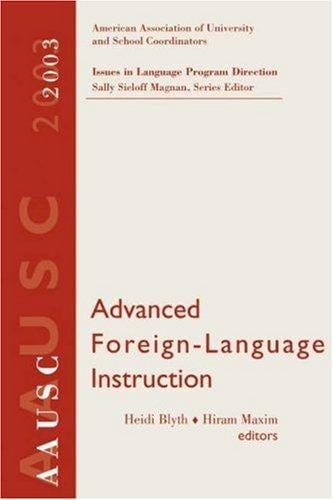 Advanced foreign language learning