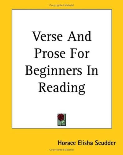 Verse And Prose for Beginners in Reading