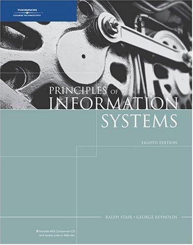 Principles of Information Systems, 8th Edition