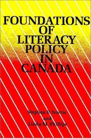 Foundations of literacy policy in Canada