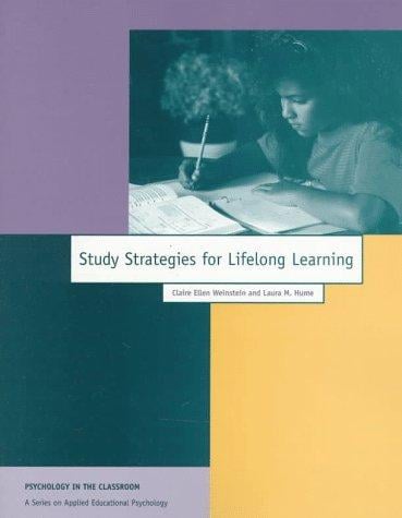 Study strategies for lifelong learning