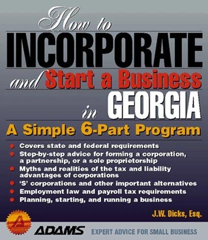 How to incorporate and start a business in Georgia