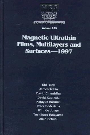 Magnetic ultrathin films, multilayers and surfaces--1997
