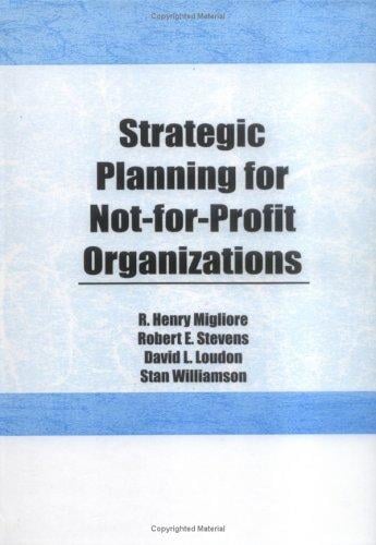 Strategic planning for not-for-profit organizations
