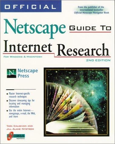Offical Netscape guide to Internet research