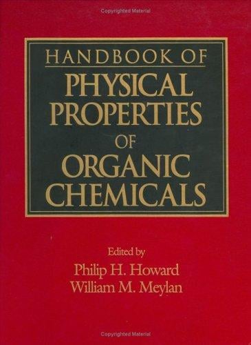 Handbook of physical properties of organic chemicals