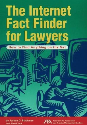 The Internet fact finder for lawyers