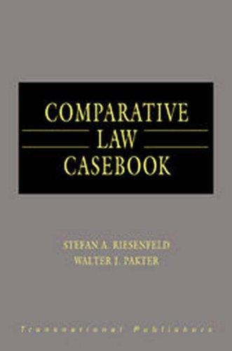Comparative law casebook
