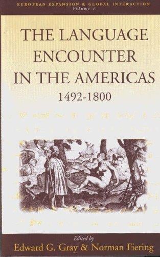 The Language encounter in the Americas, 1492-1800