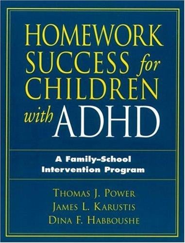 Homework success for children with ADHD