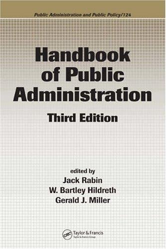 Handbook of public administration