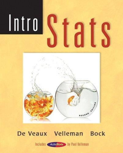 Intro Stats (2nd Edition) (DeVeaux/Velleman/Bock)