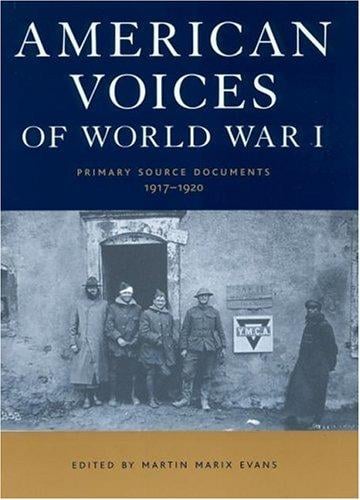 American voices of World War I