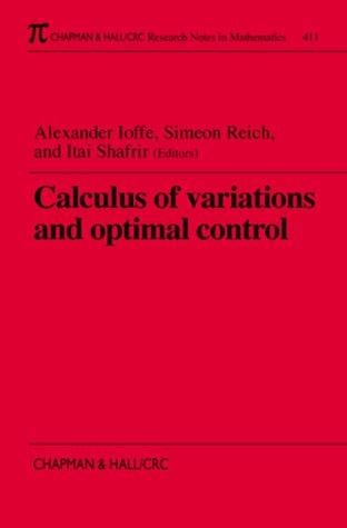 Calculus of variations and optimal control