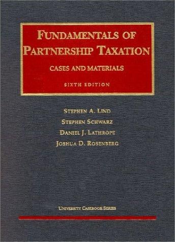 Fundamentals of partnership taxation