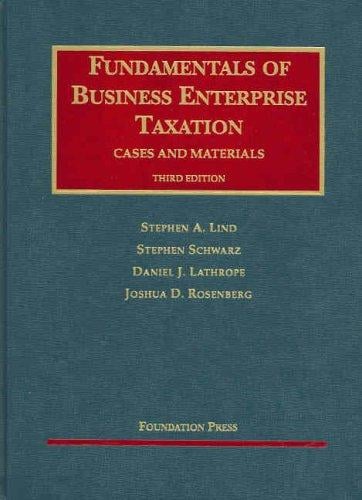 Fundamentals of business enterprise taxation