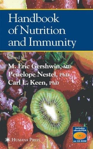 Handbook of nutrition and immunity