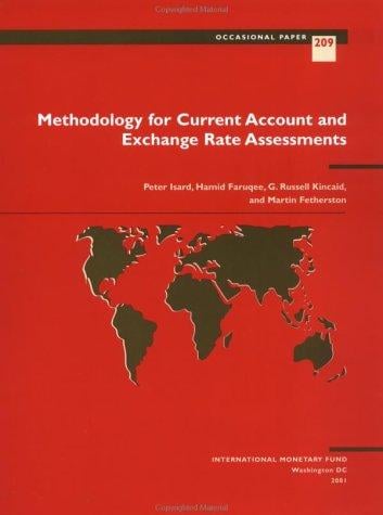 Methodology for current account and exchange rate assessments