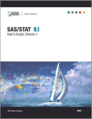 SAS/STAT 9.1