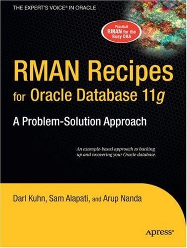 RMAN recipes for Oracle database 11g