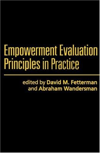 Empowerment evaluation principles in practice