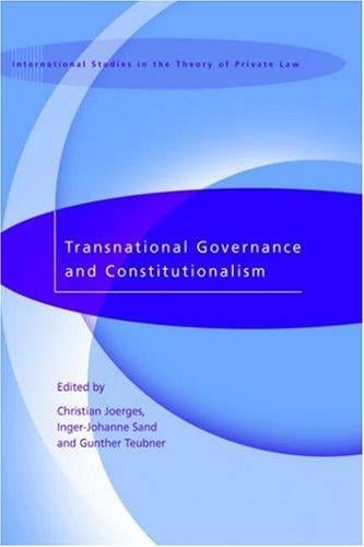 Transnational governance and constitutionalism