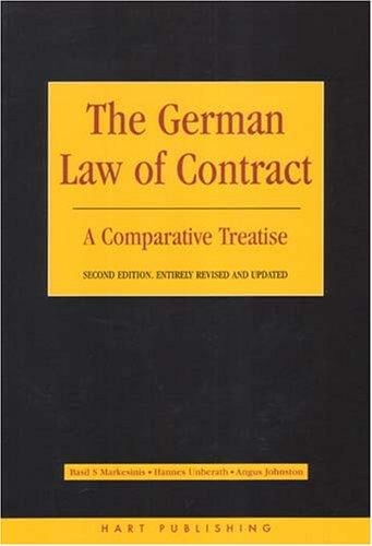 The German law of contract