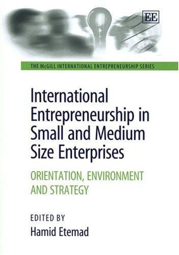 International entrepreneurship in small and medium size enterprises